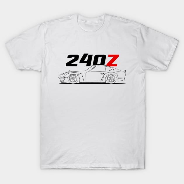 240 Frldy Z T-Shirt by GoldenTuners